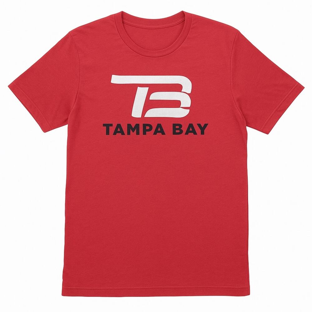 TB12 Tampa Bay Red Graphic Tee – Size S | Unisex Sports Fan Shirt